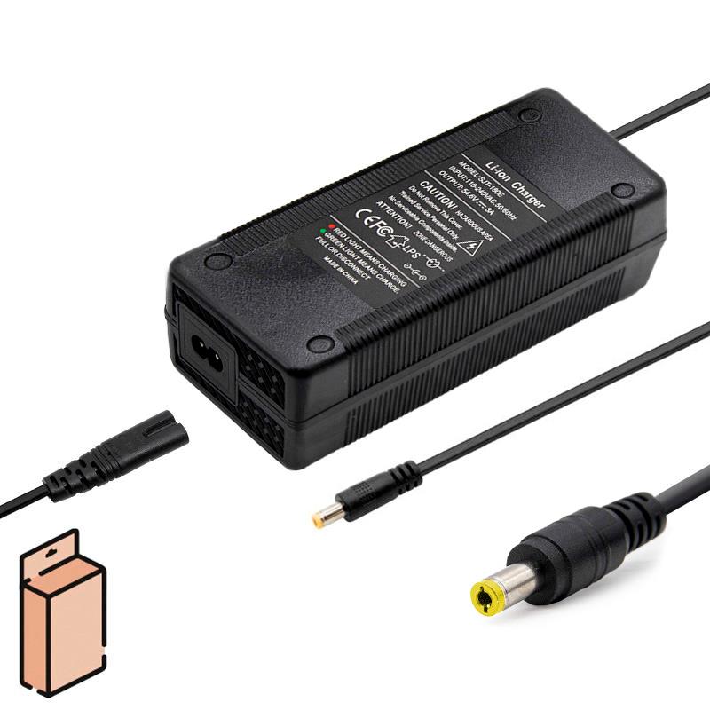 Chargeur 48V (sortie 54,6v) 3A DC connecteur 5,5x2,5 mm