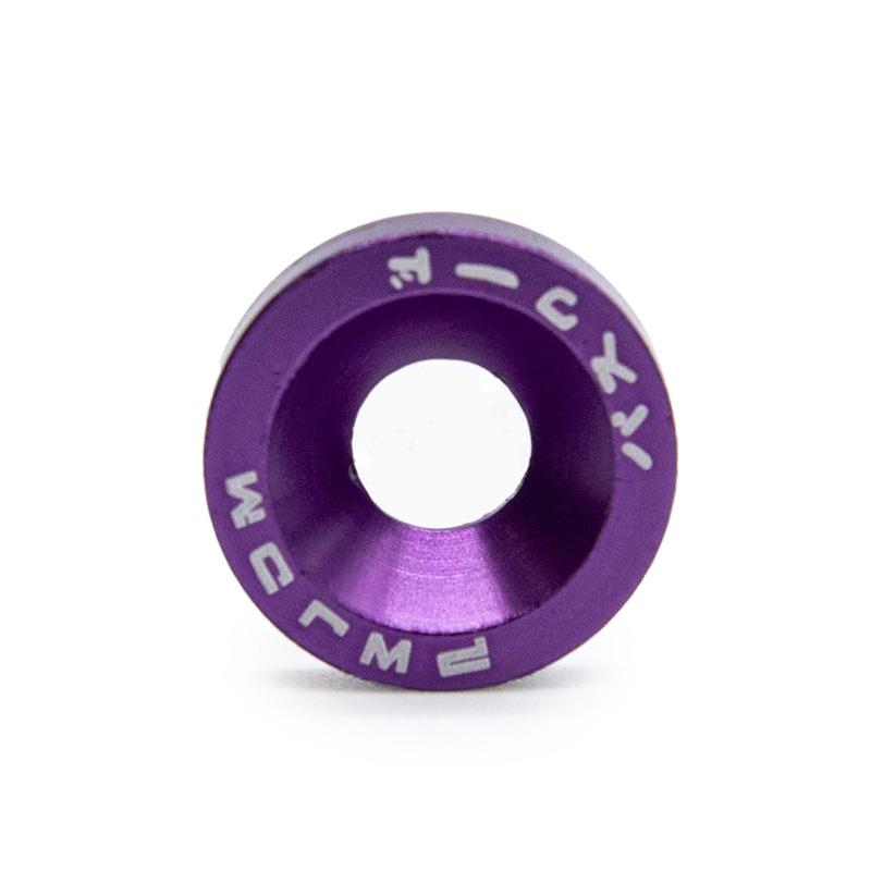 Rondelle JDM violette avec vis M6x16 - 10 pcs