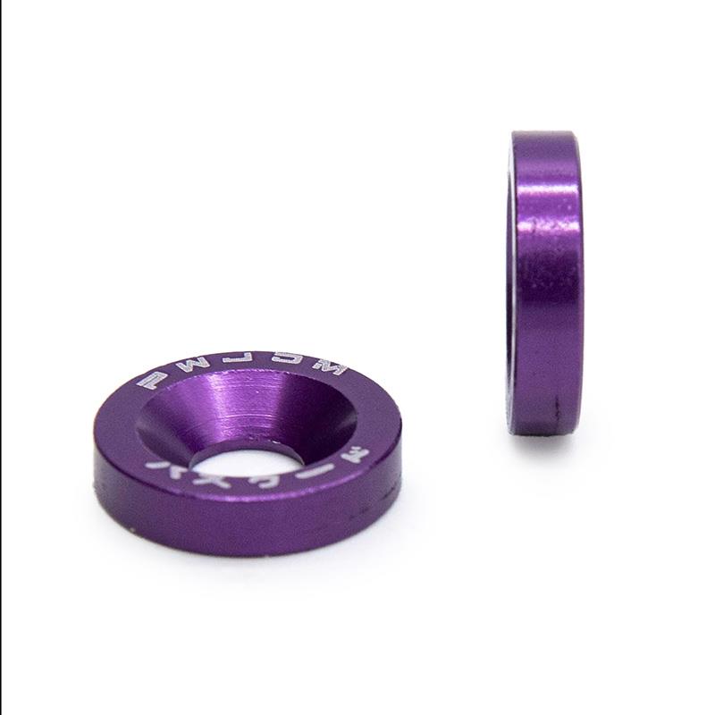 Rondelle JDM violette avec vis M6x16 - 10 pcs
