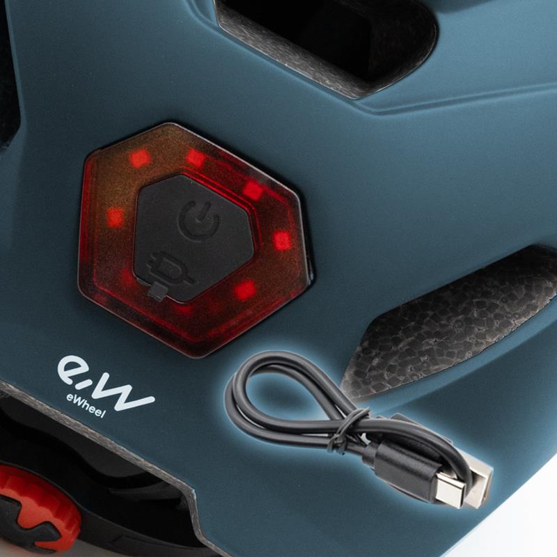 Casque avec lumière CP02 bleu taille unique