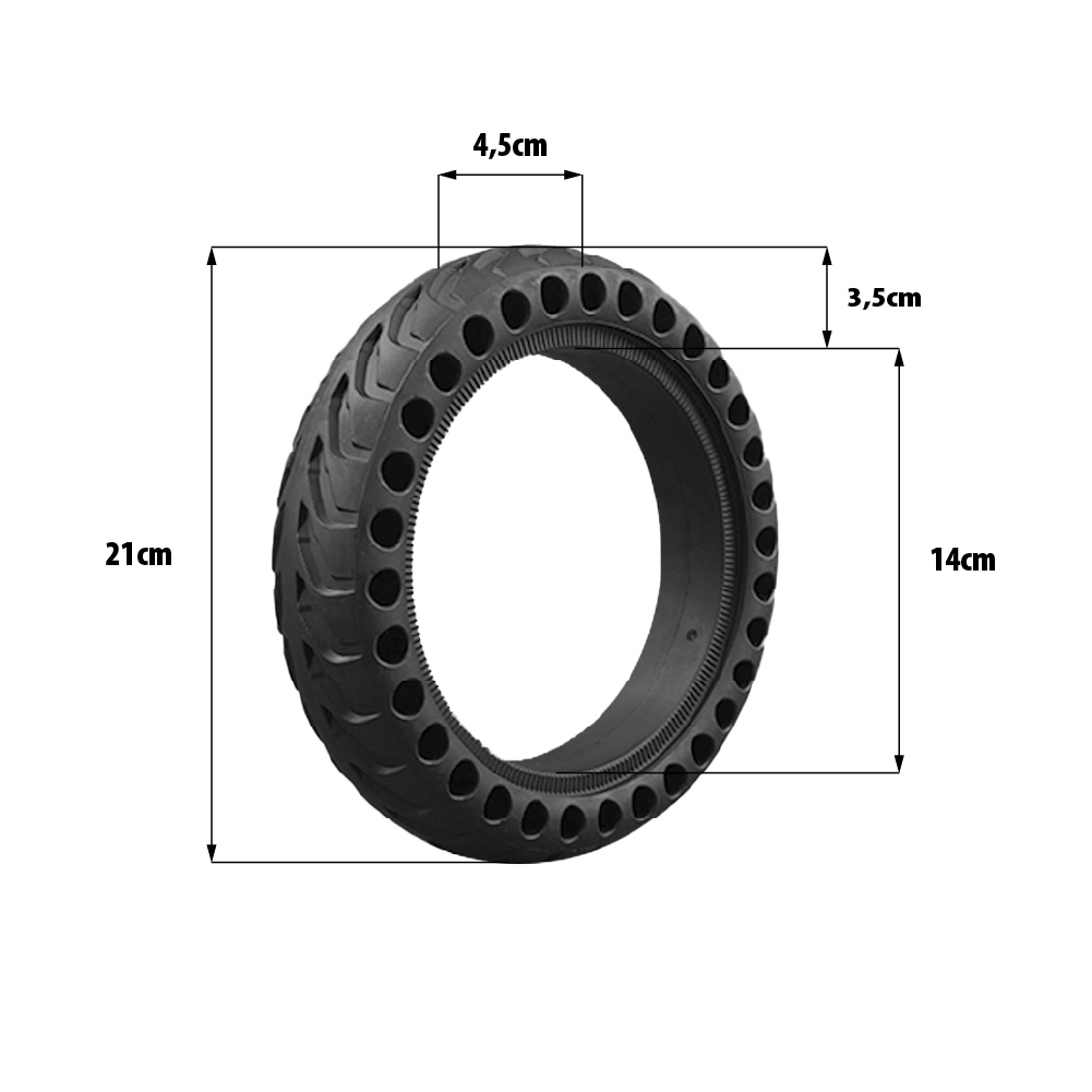 Pneu plein Xiaomi M365 8,5X2 pouces