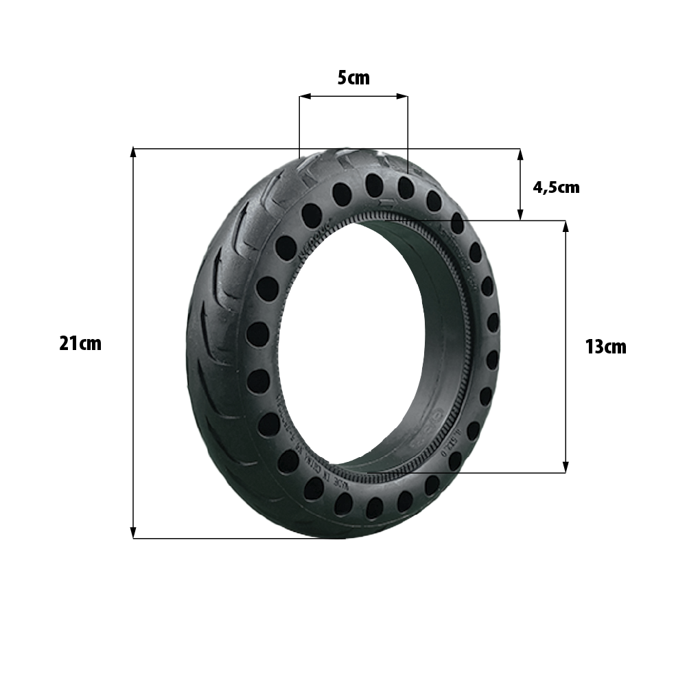 Pneu plein Zero 8 & 9 avant Inokim Light 1 & 2