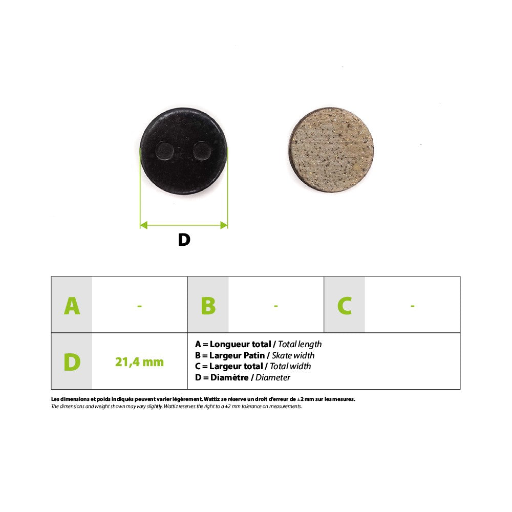 Plaquettes de frein Xiaomi M365