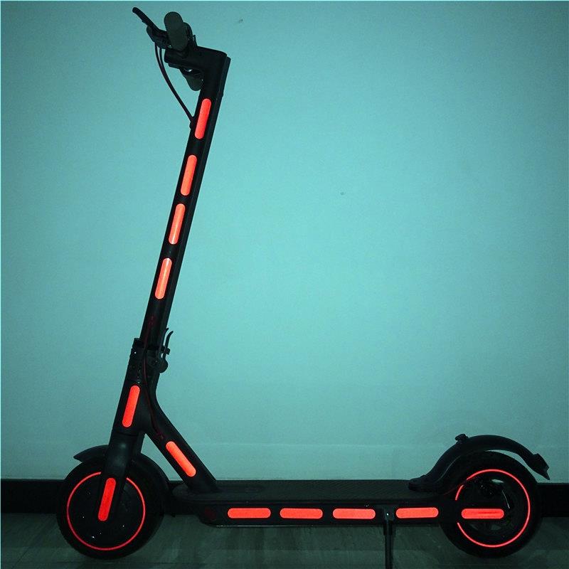 Autocollants réfléchissants 90x20mm rouge - 20pcs