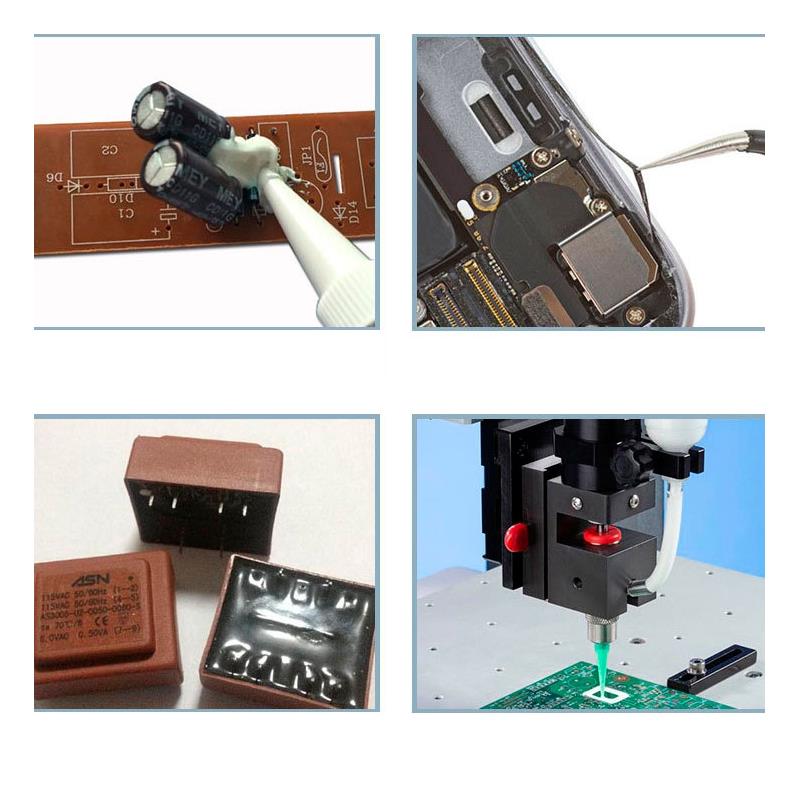 Silicone thermique 458 noir 100ml