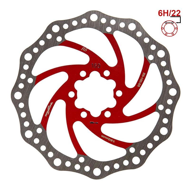 Disque de frein R6.1 160mm 6H [RAMBOMIL] bleu