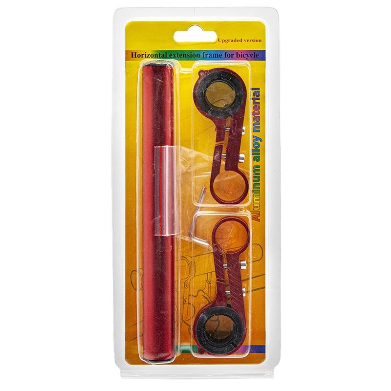 Rallonge de guidon 20cm rouge