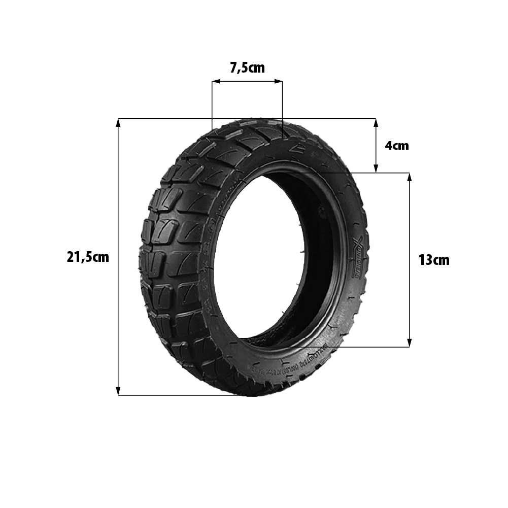 Pneu 8.5x3.0 semi off road Vsett 8 & 9 renforcé
