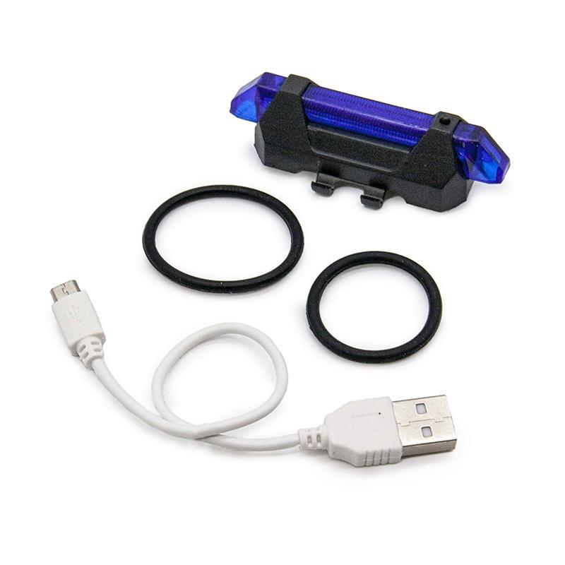 Lampe d avertissement rechargeable bleue