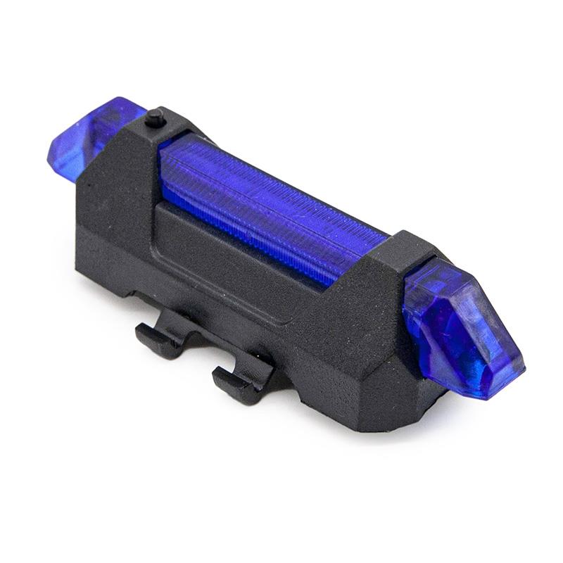 Lampe d avertissement rechargeable bleue