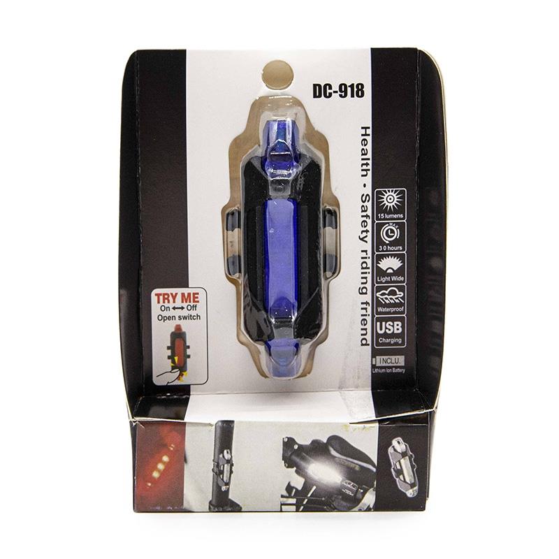 Lampe d avertissement rechargeable bleue