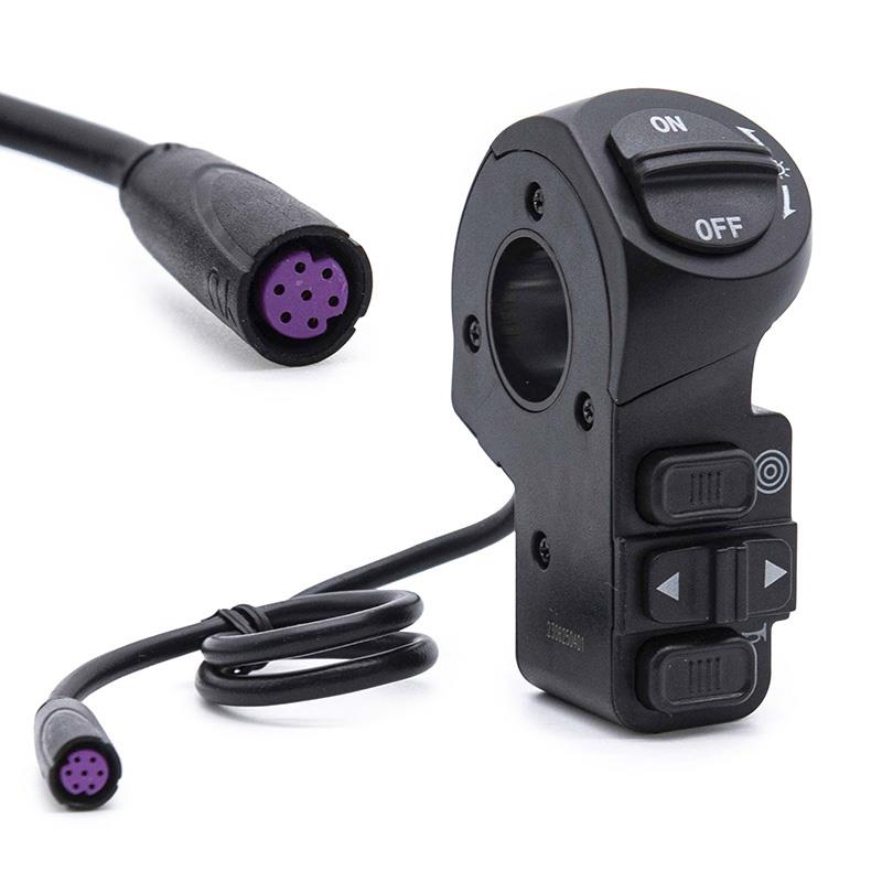 Commodo avec clignotants, phare et klaxon - 3F - 32cm Smartgyro crossover