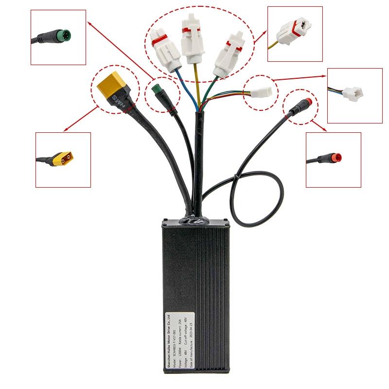 Kit électronique KC4 48V 25A 1200W pour Cecotec Bongo Z (Connecteur XT90) [Cecotec]