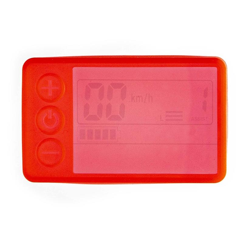 Poignée en silicone imperméable rouge pour écran S866