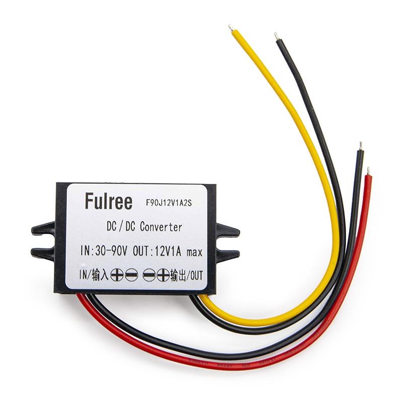 Convertisseur DC 30-90V vers 12V 1A [Fulree]