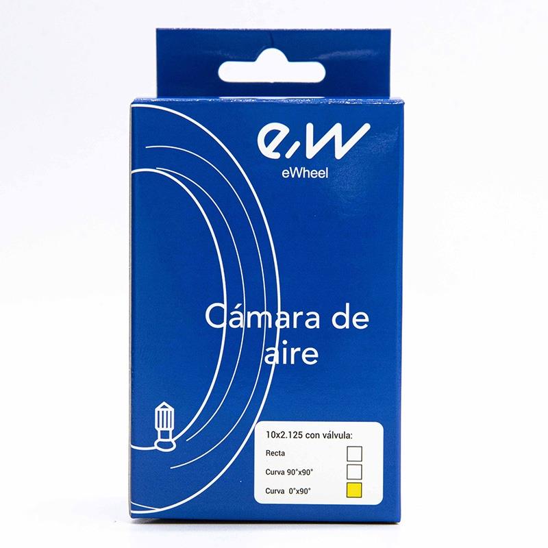 Chambre à air 10x2,125 VC 0x90° [Ewheel]