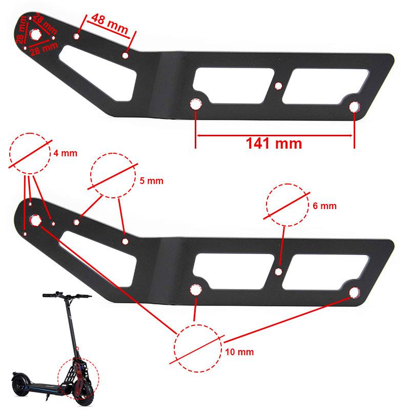 Bras de fourche R pour Ecoxtrem