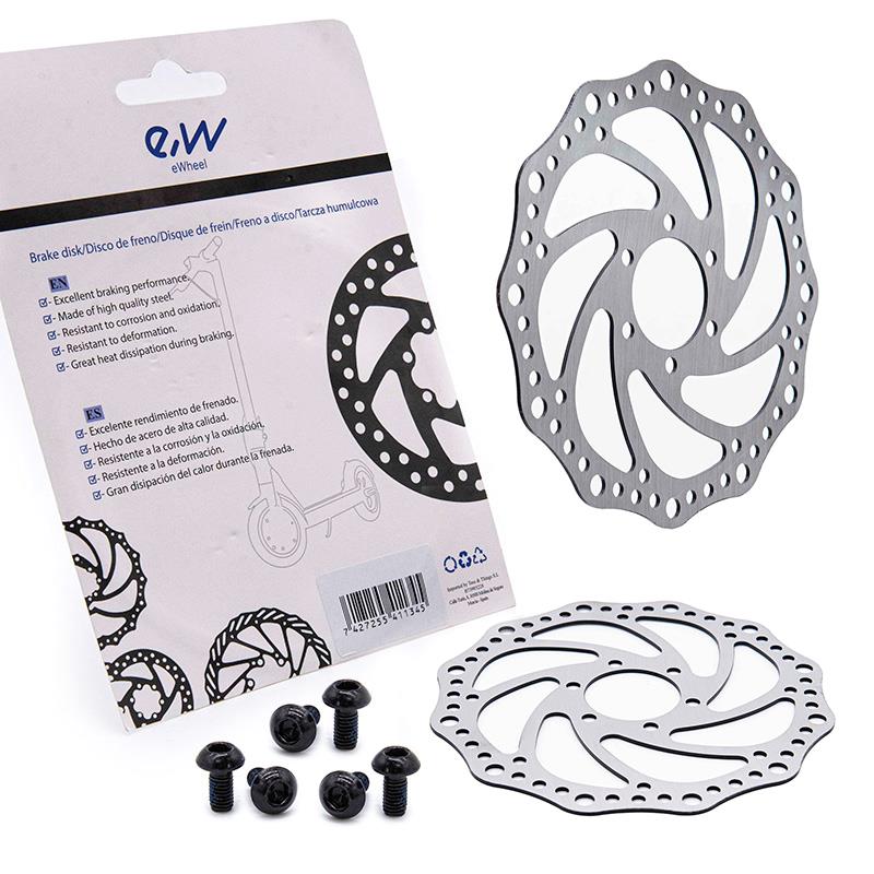 Disque de frein R6 160mm 6H argent - 48mm