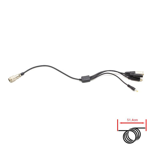 Adaptateur GX16 vers DC/XLR/GX12