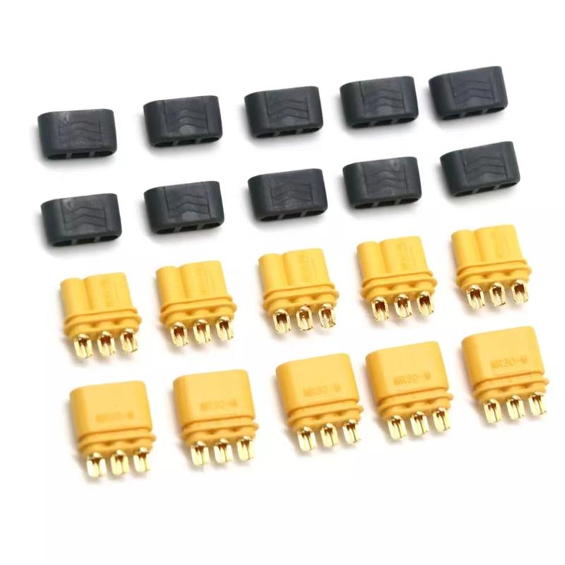 Connecteur MR30 Amass avec protecteur - 5M/5F