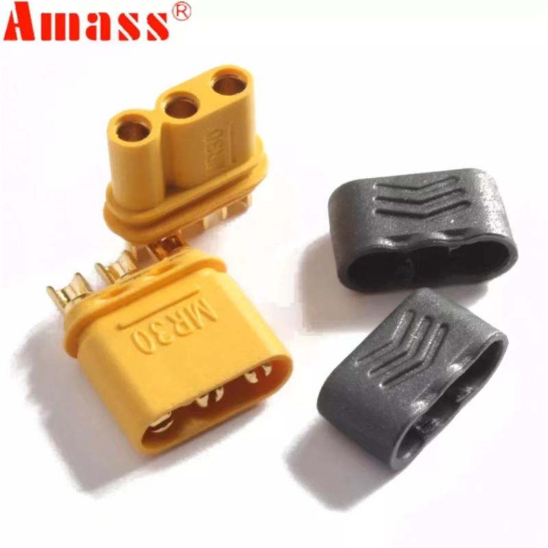 Connecteur MR30 Amass avec protecteur - 5M/5F