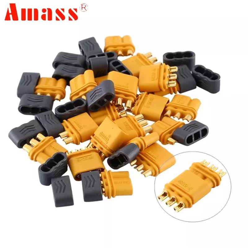 Connecteur MR30 Amass avec protecteur - 5M/5F