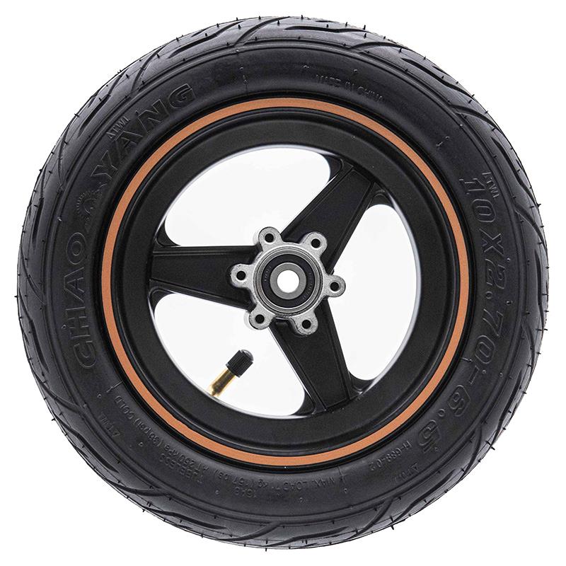 Jante 6,5/B47mm marron avec pneu 10" pour Smartgyro Speedway & Rockway