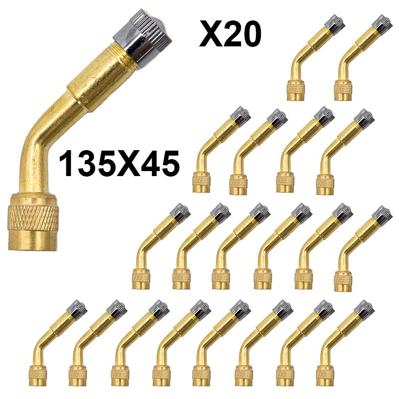 Valve d extension courbée 135° non-retour - 20 pcs