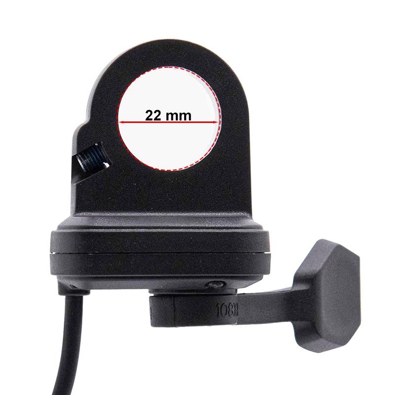 accélérateur avec connecteur sm 1,6M noir