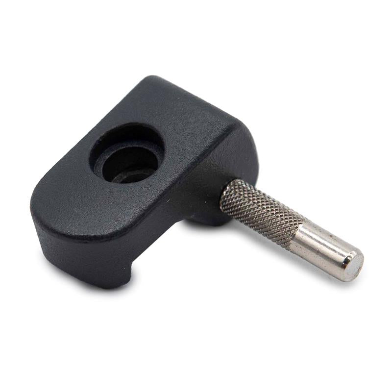 Crochet en acier inoxydable noir avec tige de 6mm pour Xiaomi Mi3