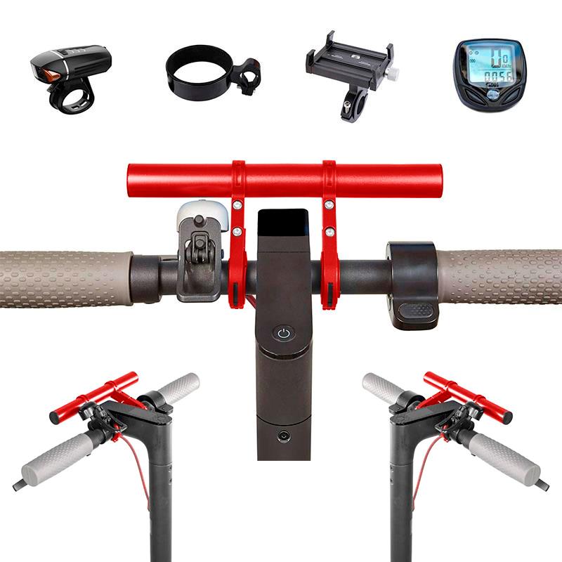 Rallonge de guidon 20cm rouge