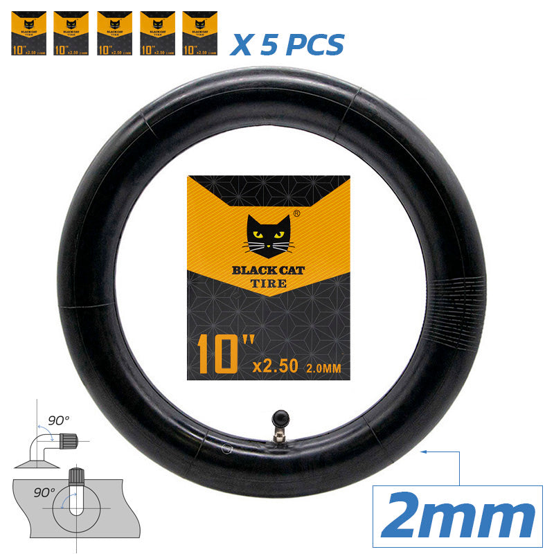 Chambre premium épaisseur 2.0mm 10x2,5 vanne 90x90º Black cat