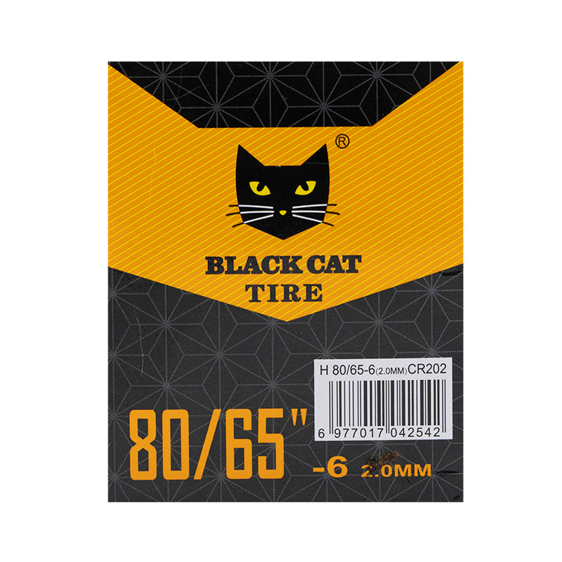 Chambre à air premium 80/65-6 2.0mm Valve 90x90º - 5uds [Black cat]