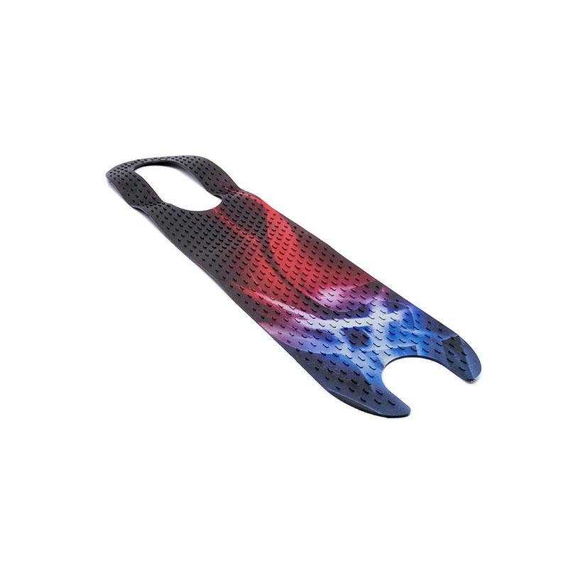 Grip Deck Silicone Blue and Flame pour Xiaomi - modèle 2