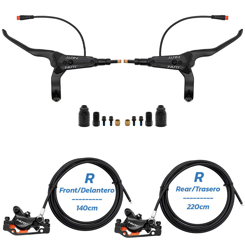 Kit de frein hydraulique noir A5-D Avant R arrière R [NUTT]