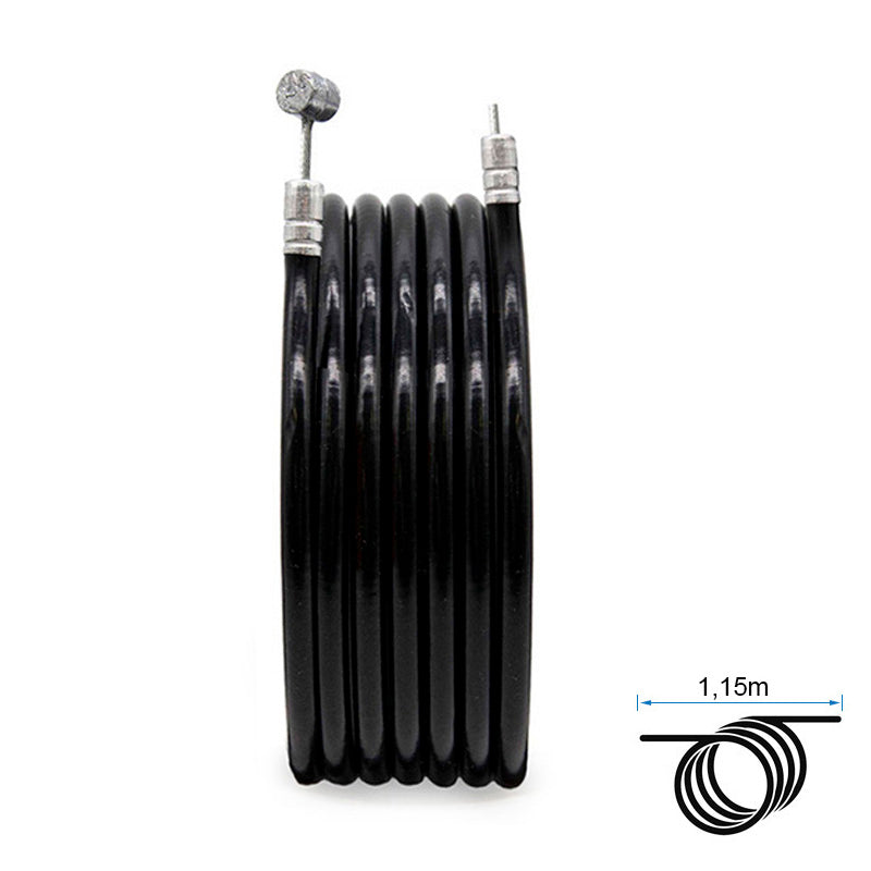 Câble de frein noir et gaine 1,15m