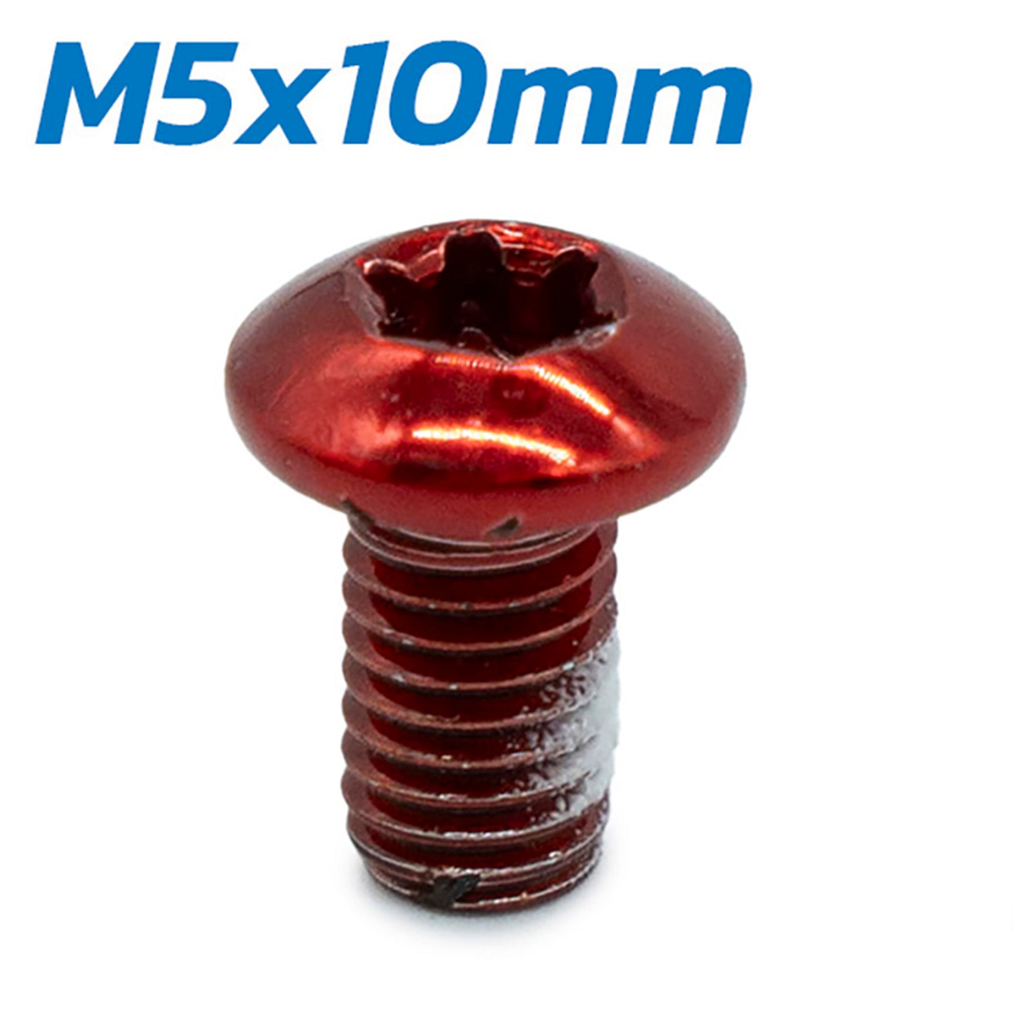 Vis rouge M5x10 pour disques de frein - 12 pcs.