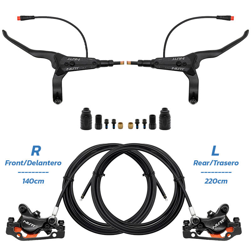 Kit de frein hydraulique noir A5-D Avant R arrière L [NUTT]