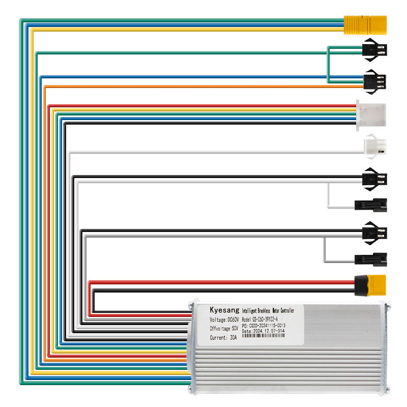Contrôleur 60V 30A 1500W-A LCD QS-S4 [Kyesang]