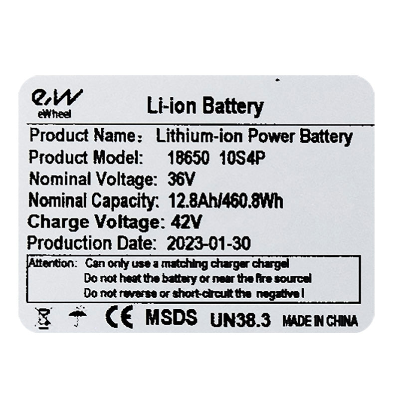 Batterie 36V 12,8 à / H pour Xiaomi Pro / 2 [Ewheel]