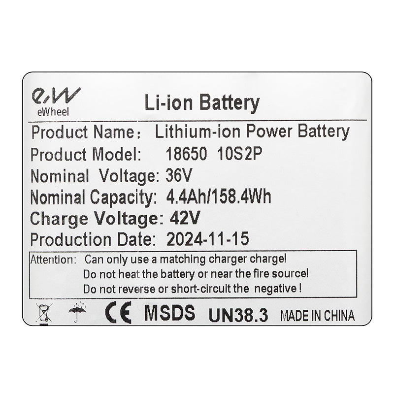 Batterie externe 36v 4.4 à / h [Ewheel]