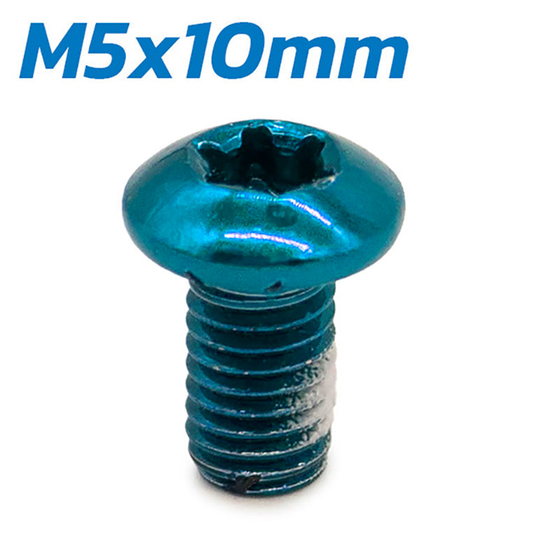 Vis bleue M5x10 pour disques de frein - 12 pcs.
