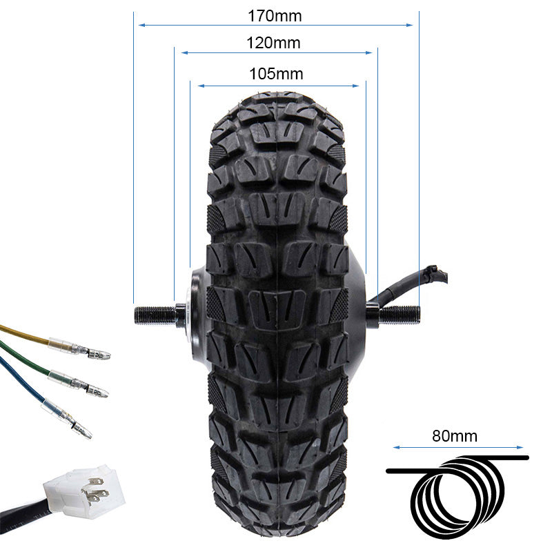 Moteur 48V 800W 6,5/B50 pour Smartgyro Speedway/Rockway (arrière)