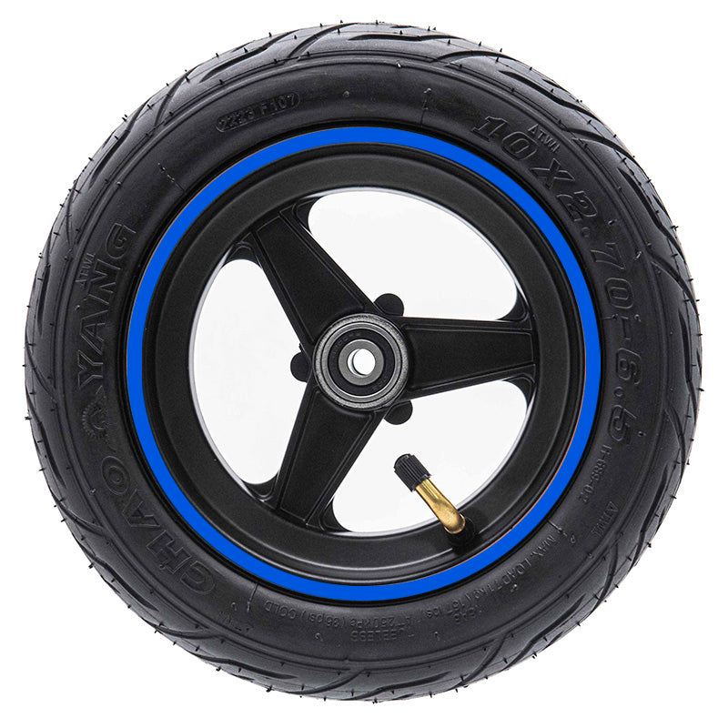 Jante 6,5/B47mm bleue avec pneu 10" pour Smartgyro Speedway & Rockway