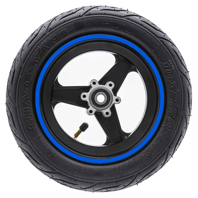 Jante 6,5/B47mm bleue avec pneu 10" pour Smartgyro Speedway & Rockway