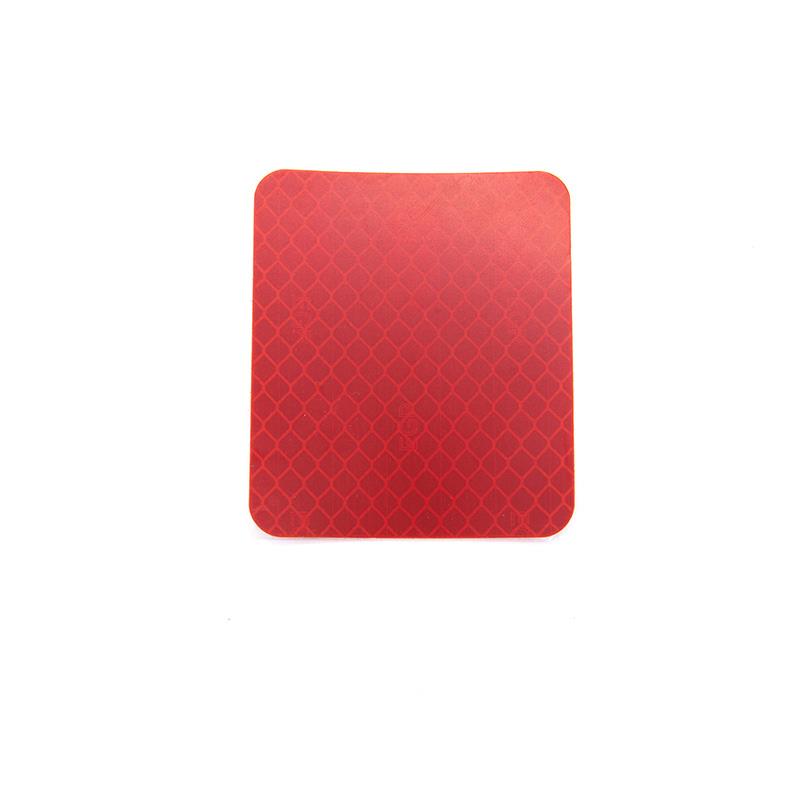Autocollant réfléchissant 50x60mm rouge pour garde-boue Xiaomi