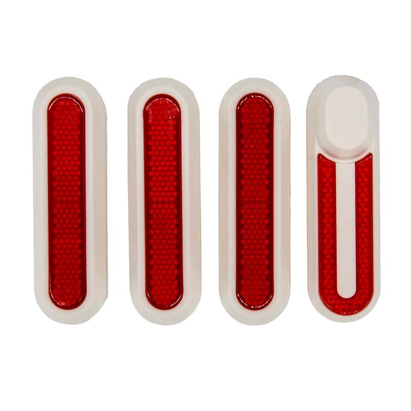 Catadioptre blanc avec réflecteur rouge pour Xiaomi