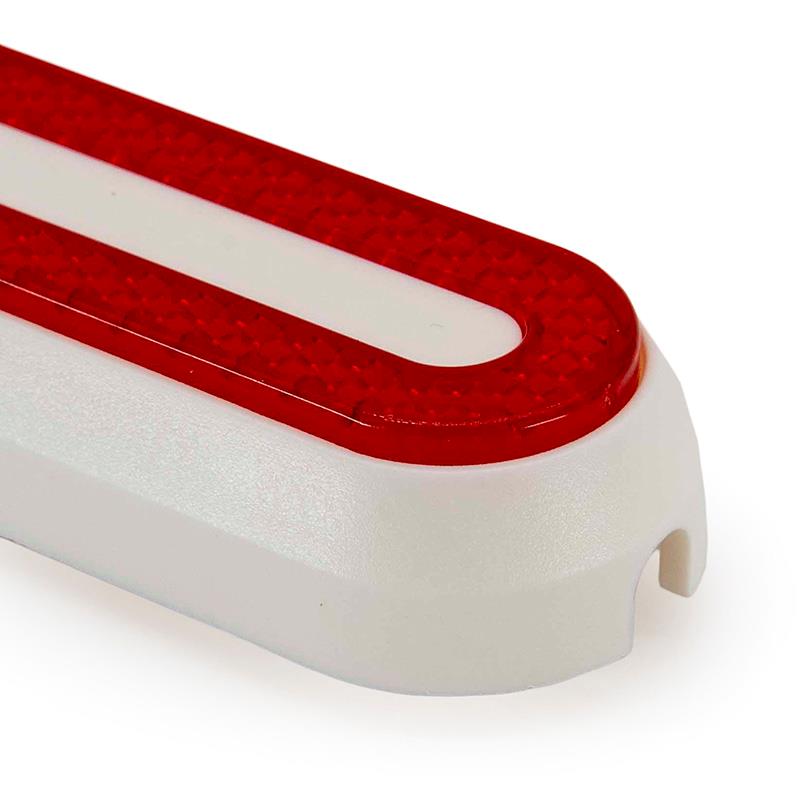 Catadioptre blanc avec réflecteur rouge pour Xiaomi
