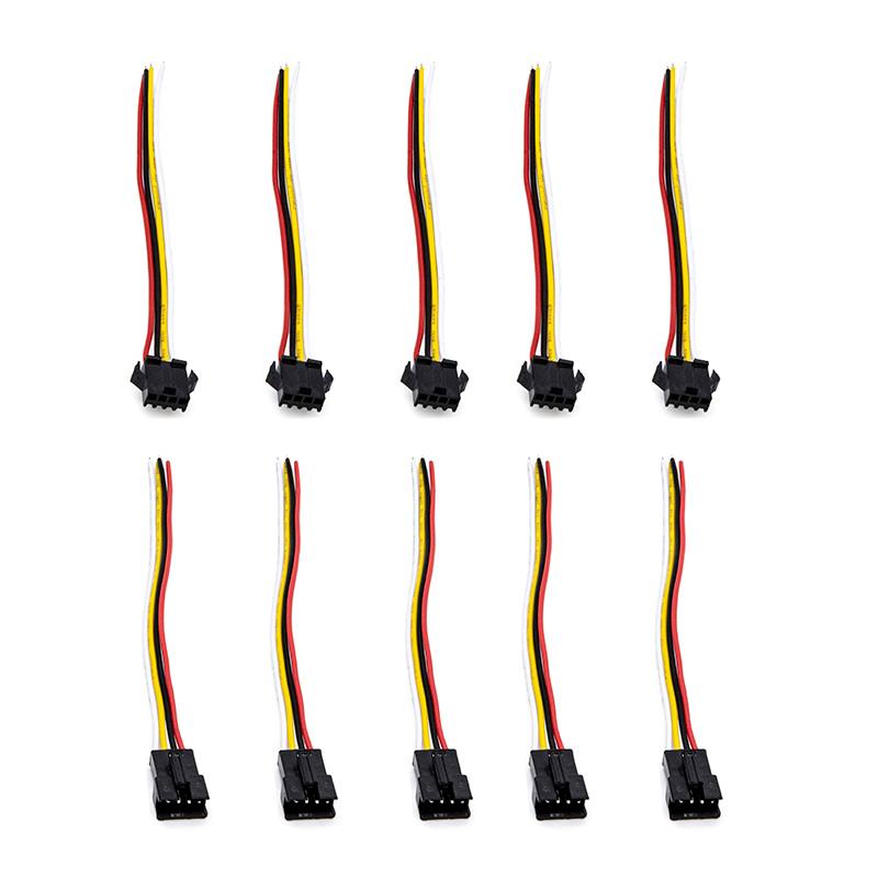 Connecteur avec Câble 22AWG SM 3 broches - 5F/5M