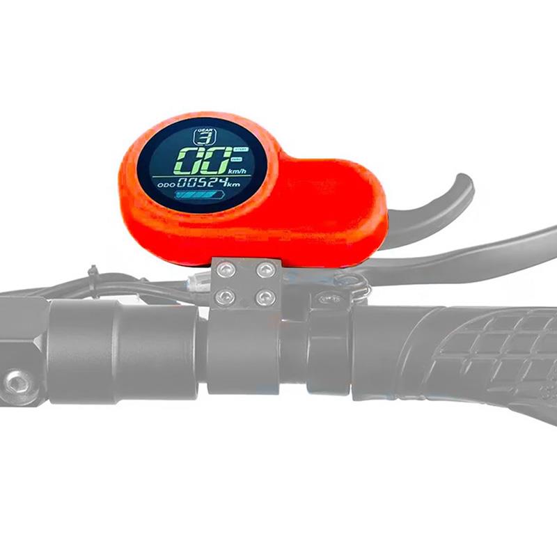 Protecteur de pneu en silicone imperméable rouge pour display